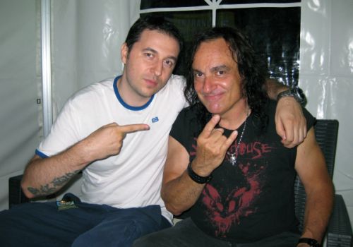 Водещият Васко и Vinny Appice (Black Sabbath, Heaven & Hell)