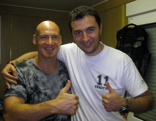 Водещият Васко и Ralf Sheepers - Primal Fear