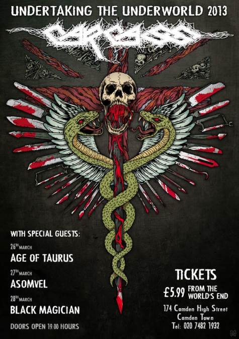 Carcass - Undertaking the Underworld 2013