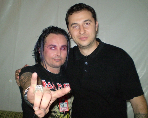 Водещият Васко и Dani Filth - Cradle Of Filth