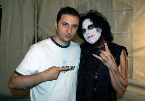 Водещият Васко и Lizzy Borden