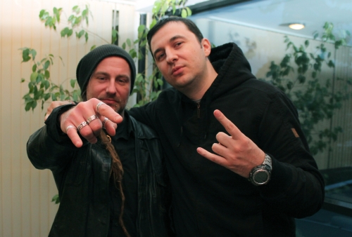 Водещият Васко с Chrigel Glanzmann - Eluveitie