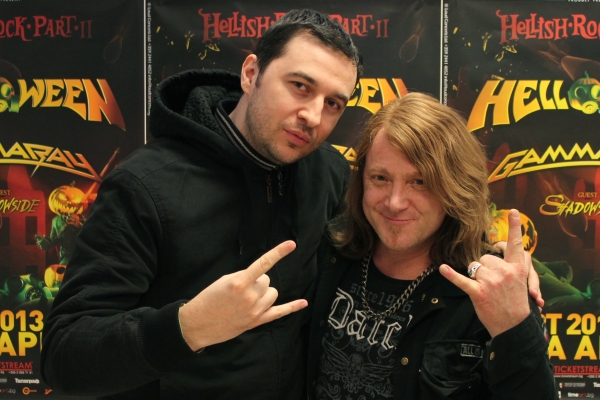 Водещият Васко с Kai Hansen - Gamma Ray