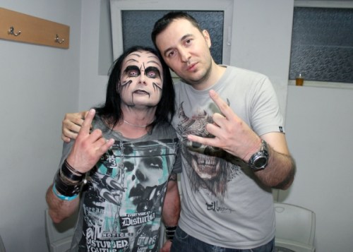 Водещият Васко и Dani Filth - Cradle Of Filth