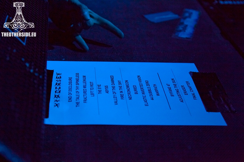 Hypocrisy Setlist