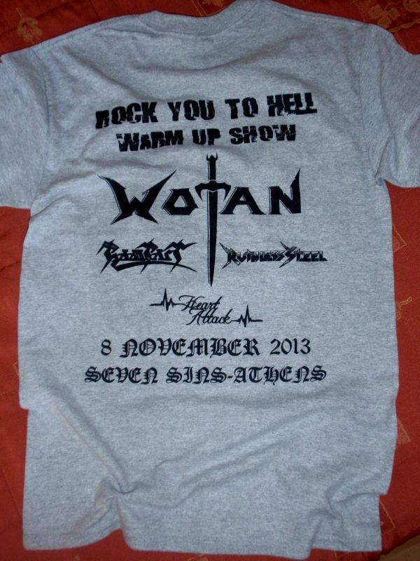 Официалната тениска на Warm Up концерта