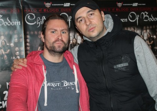 Водещият Васко и Jaska Raatikainen - Children of Bodom