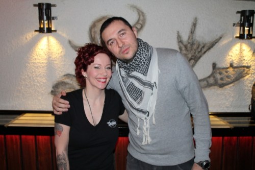 Водещият Васко и Anneke van Giersbergen