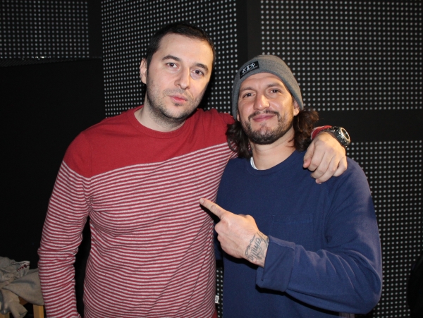 Водещият Васко и Freddy Cricien  - Madball