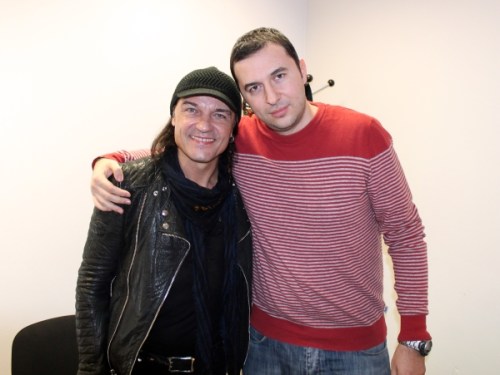 Водещият Васко и Matthias Jabs - Scorpions