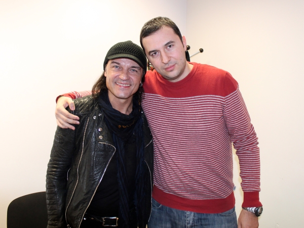 Водещият Васко и Matthias Jabs - Scorpions