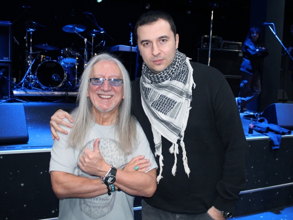 Водещият Васко и Mick Box - Uriah Heep