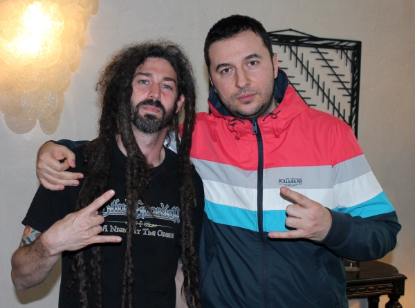 Водещият Васко и Brian Fair - Shadows Fall