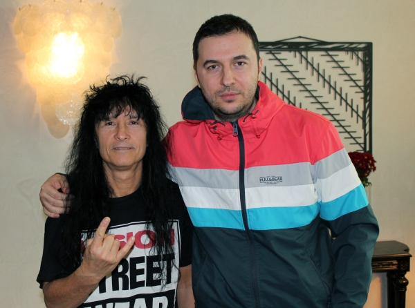 Водещият Васко и Joey Belladonna - Anthrax