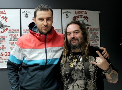 Водещият Васко и Max Cavalera - Soulfly