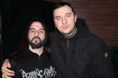 Водещият Васко и Sakis - Rotting Christ