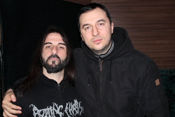 Водещият Васко и Sakis - Rotting Christ