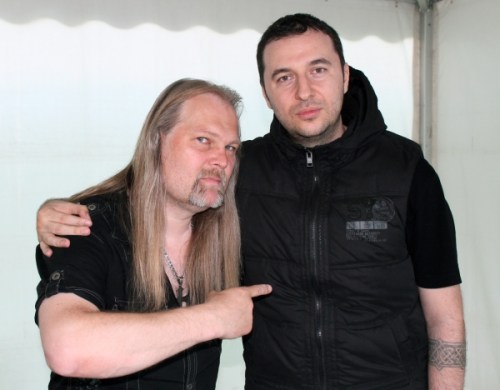 Водещият Васко и Jorn Lande