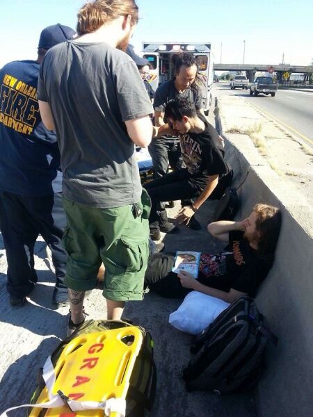 Decapitated was involved in a serious van accident