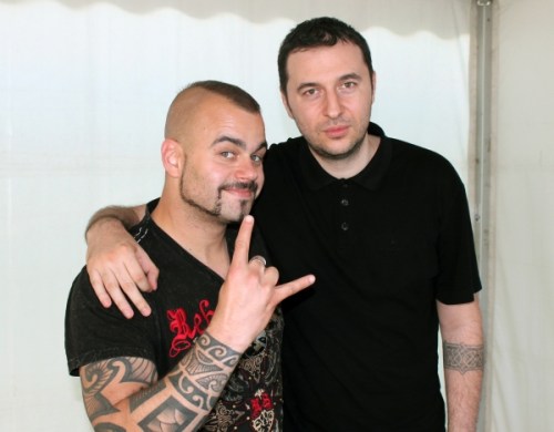 Водещият Васко и Joakim - Sabaton