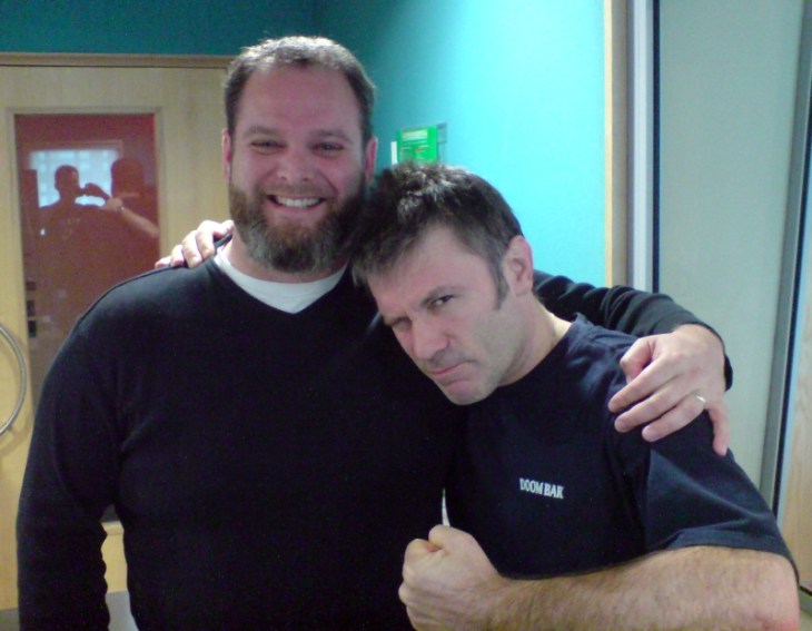 Joel McIver и Bruce Dickinson, 12 август 2008 г.