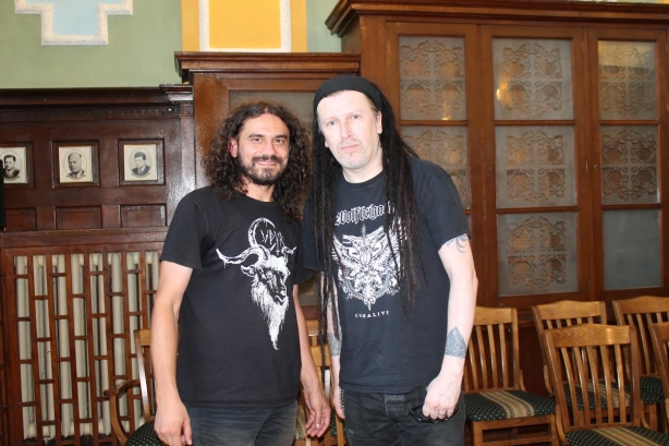 Водещият Мартин Николов и Greg Mackintosh - Paradise Lost