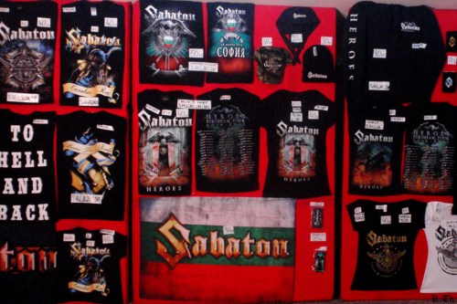 Sabaton`s merch