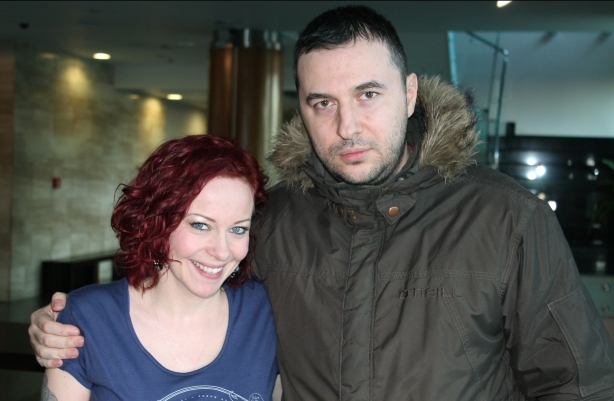 Водещият Васко и Anneke Van Giersbergen