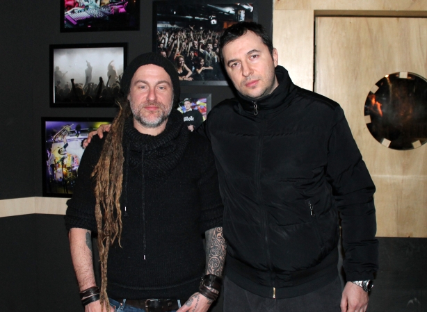 Водещият Васко и Chrigel Glanzmann - Eluveitie