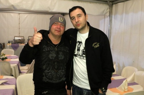 Водещият Васко и Michael Kiske - Unisonic, ex-Helloween