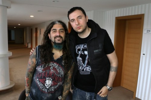 Водещият Васко и Mike Portnoy