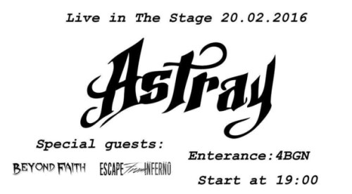 Astray Live in Sofia