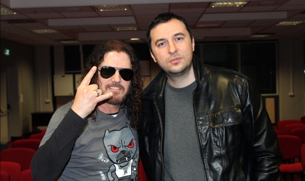 Водещият Васко и  Dizzy Reed - Guns'N'Roses