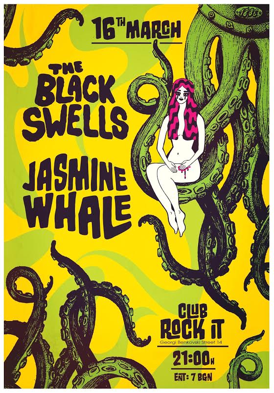 Jasmine Whale and The Black Swells poster