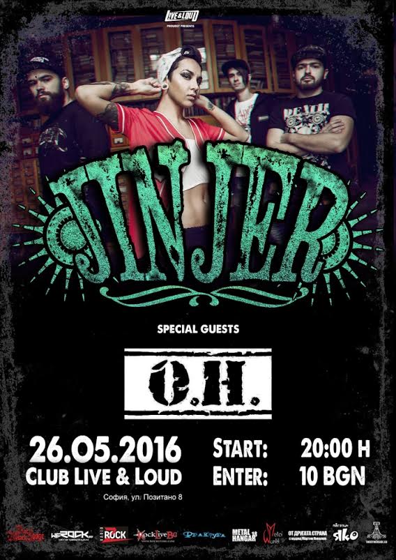 Jinjer in Sofia