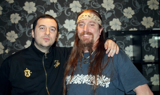 Водещият Васко и Steve DiGiorgio