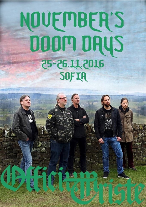 Officium Triste на November’s Doom Days в София