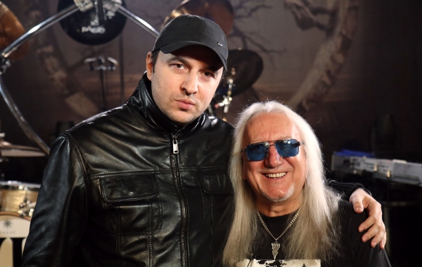 Водещият Васко и Mick Box - Uriah Heep