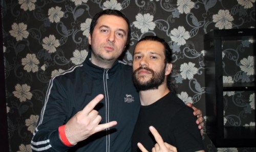 Водещият Васко и Tommaso Riccardi - Fleshgod Apocalypse