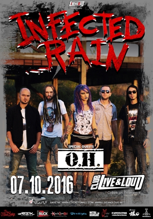 Infected Rain live in Sofia
