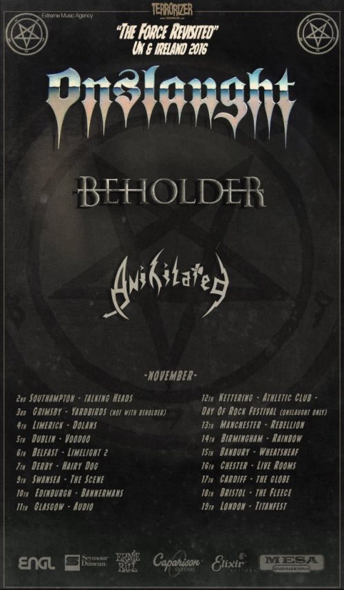 Onslaught on tour