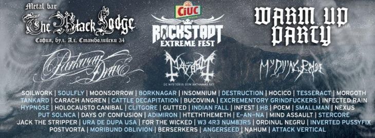 Rockstadt Extreme Fest Warm Up Party в The Black Lodge