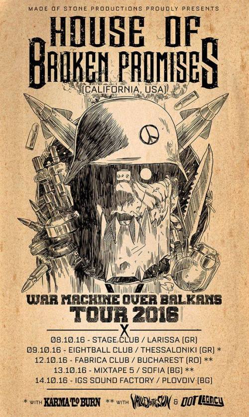 House Of Broken Promises Tour