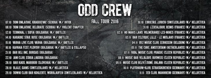 Odd Crew 2016 Fall Tour