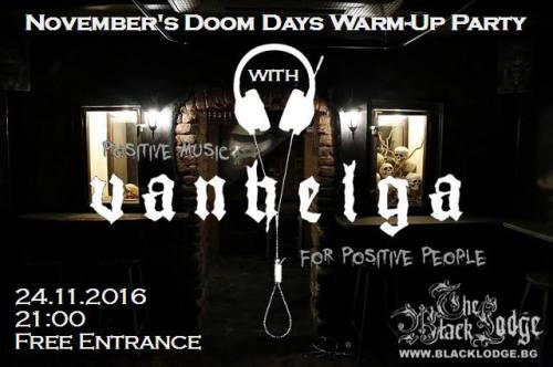 Warm-up party 'November's Doom Days with Vanhelga