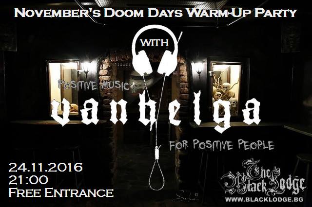 Warm-up party 'November's Doom Days with Vanhelga