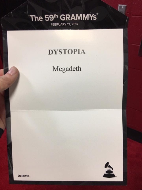Megadeth Grammy Award