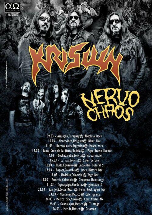 Nervochaos - Krisiun Tour