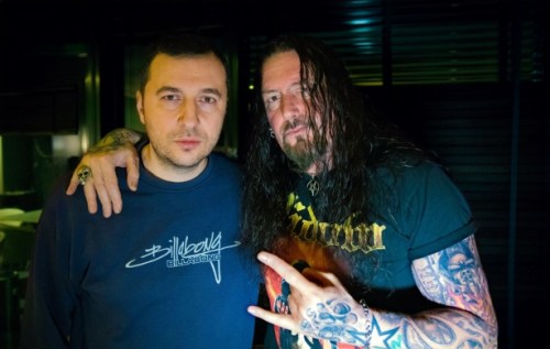 Водещият Васко Катинчаров и Schmier - Destruction