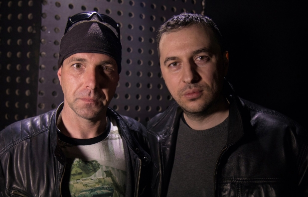 Водещият Васко Катинчаров и Attila Csihar - Mayhem